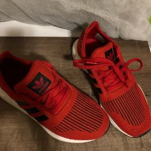 Red adidas swift